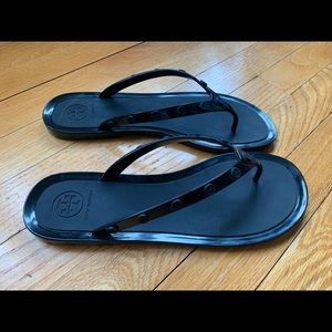 Tory Burch flip flops Black Size 10